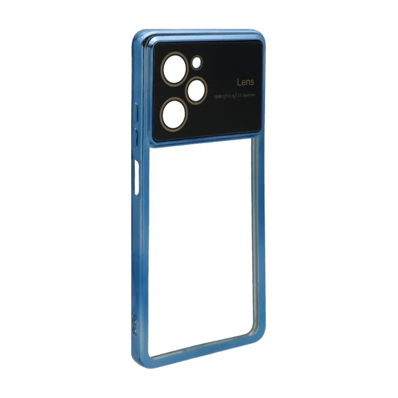 قاب دور رنگی محافظ لنز شیشه ای Xiaomi Poco X5 Pro 5G - آبی - تصویر 2