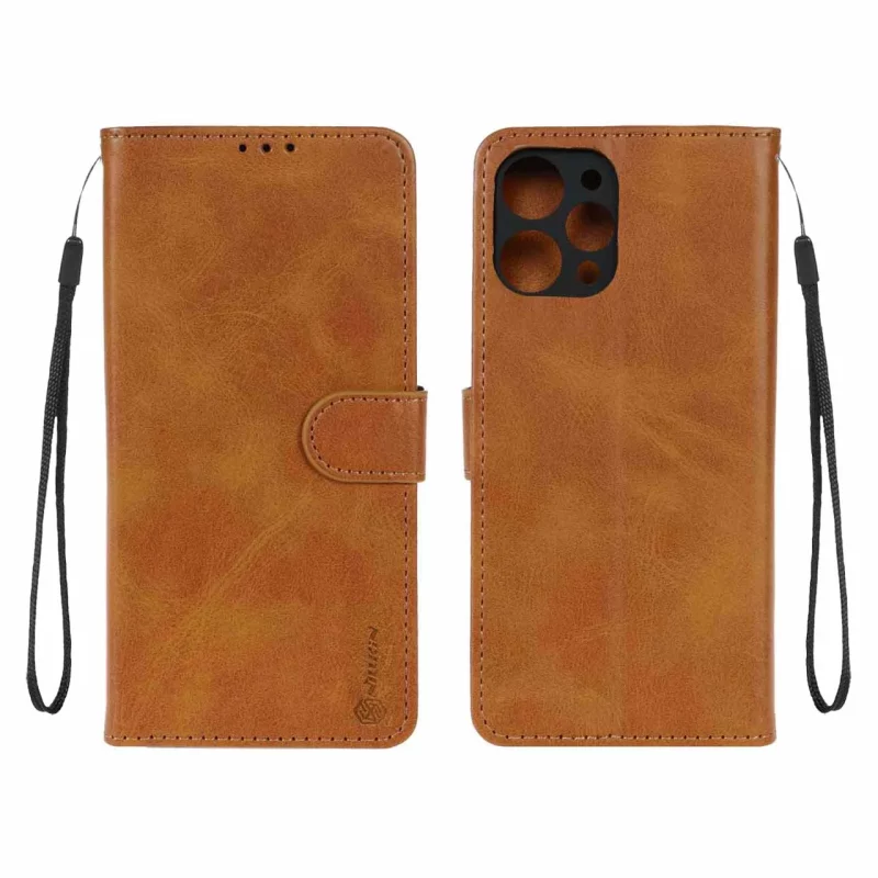 کیف موبایل مگنتی Nillkin مدل Xiaomi Redmi 12 / Poco M6 Pro 5G - عسلی - تصویر 2