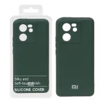 قاب نیو سیلیکون محافظ لنزدار RFF مدل Xiaomi Mi 13t / 13t Pro - سبز تیره (پک دار)