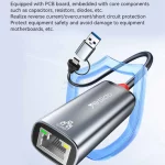 هاب 2 پورت yesido USB3.0 مدل HB26 - خاکستری (گارانتی 18 ماه تعویض نیکان همراه) - تصویر 6