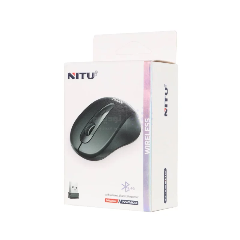ماوس بی سیم Nitu مدل NWM03 - مشکی (گارانتی 18 ماه تعویض نیکان همراه) - تصویر 7