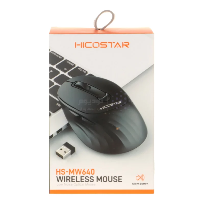 ماوس بی سیم Hicostar مدل HS-MW640 - مشکی - تصویر 6