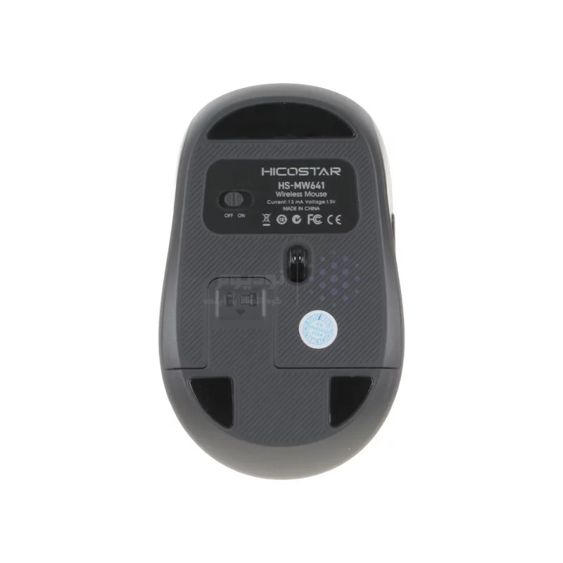 ماوس بی سیم Hicostar مدل HS-MW641 - مشکی - تصویر 5