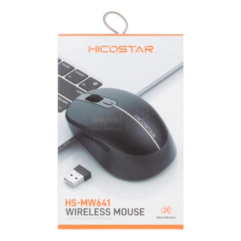 ماوس بی سیم Hicostar مدل HS-MW641 - مشکی - تصویر 7