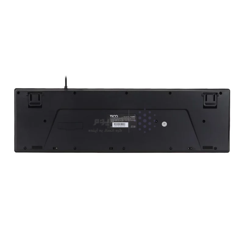کیبورد باسیم TSCO مدل TK 8072 - مشکی - تصویر 3