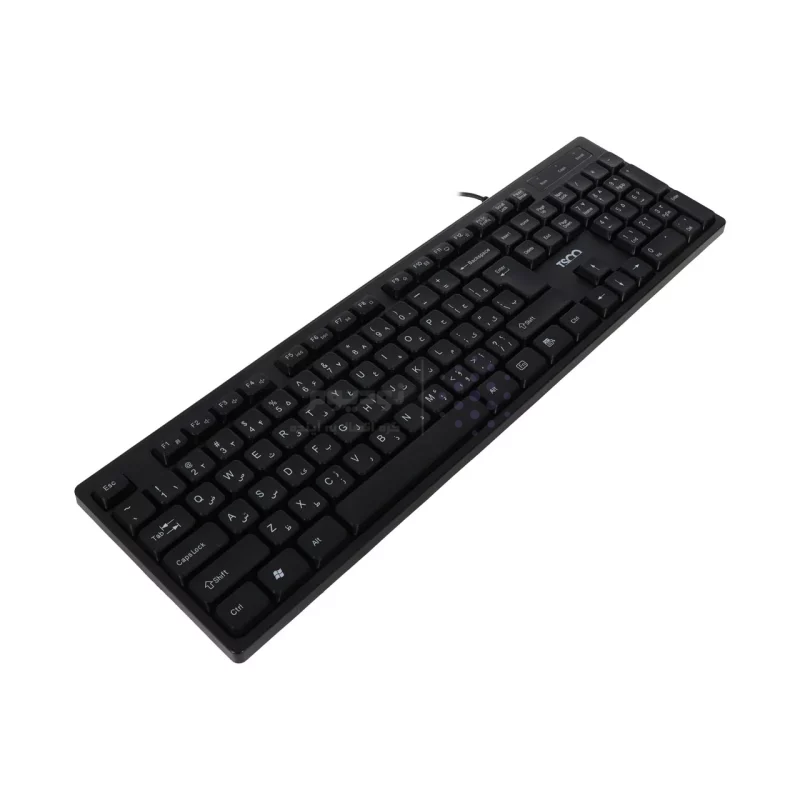 کیبورد باسیم TSCO مدل TK 8072 - مشکی - تصویر 4