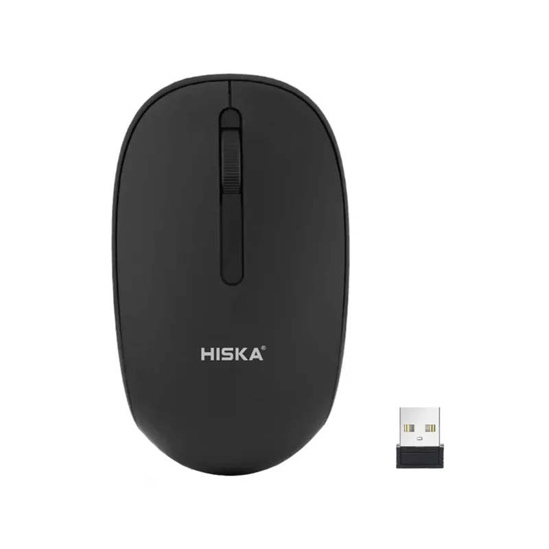 ماوس بی سیم Hiska مدل HX-MO125 - مشکی - تصویر 2