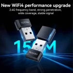 دانگل وای فای بی سیم Yesido مدل WP10 - مشکی (گارانتی 18 ماه تعویض نیکان همراه) - تصویر 3