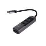 هاب 5 پورت Yesido Type-C مدل HB23 100W - خاکستری (گارانتی 18 ماه تعویض نیکان همراه) - تصویر 4