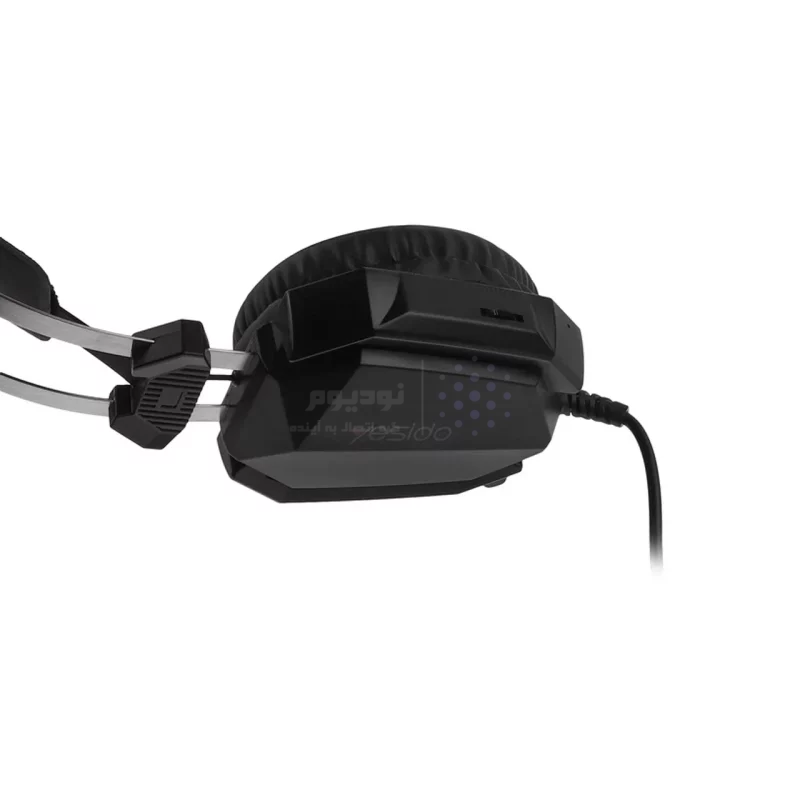 هدفون باسیم گیمینگ Yesido مدل EK03 ، با نورپردازی RGB - مشکی (گارانتی 18 ماه تعویض نیکان همراه) - تصویر 5