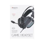 هدفون باسیم گیمینگ Yesido مدل EK03 ، با نورپردازی RGB - مشکی (گارانتی 18 ماه تعویض نیکان همراه) - تصویر 9