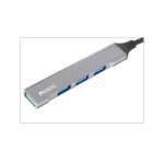 هاب 4 پورت Yesido Type-C مدل HB17 - خاکستری (گارانتی 18 ماه تعویض نیکان همراه) - تصویر 3