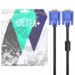 کابل 20 متری DETEX+ VGA 3+4 - مشکی