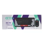 ماوس و کیبورد بی سیم +DETEX مدل DK704 - مشکی - تصویر 7