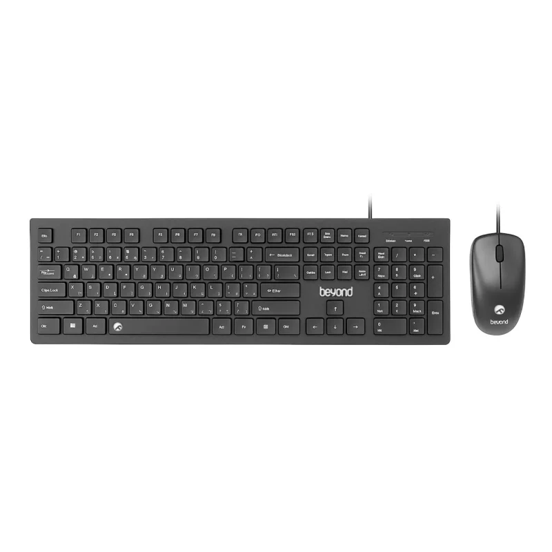 کیبورد و ماوس باسیم beyond مدل BMK-3422 - مشکی - تصویر 2