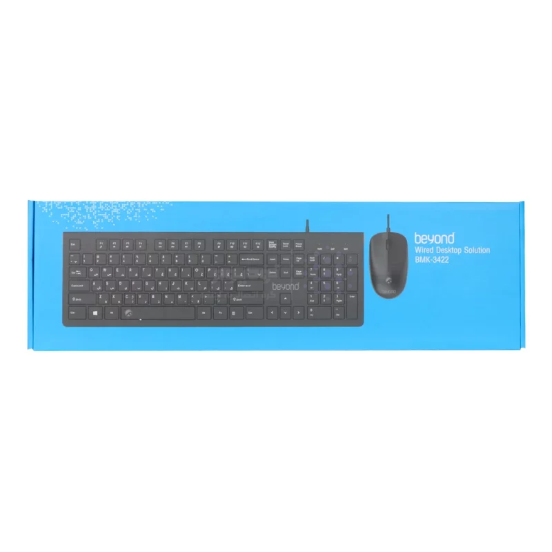 کیبورد و ماوس باسیم beyond مدل BMK-3422 - مشکی - تصویر 6