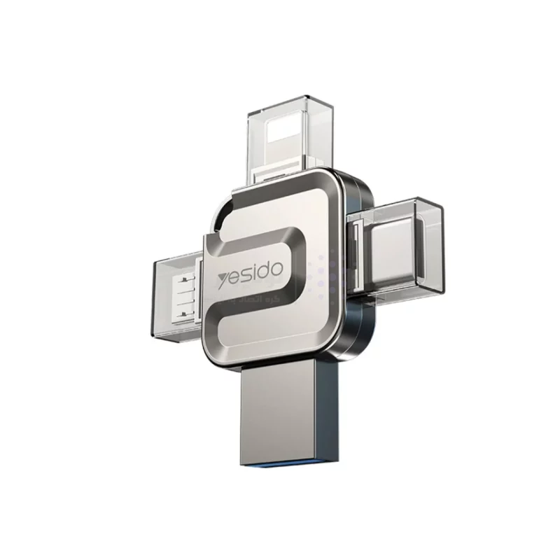 مبدل Yesido USB OTG Flash Memory مدل FL15 ظرفیت 128GB (گارانتی 18 ماه تعویض نیکان همراه) - تصویر 3