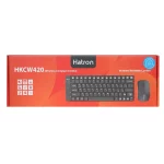 کیبورد و ماوس بی سیم Hatron مدل HKCW420 - مشکی - تصویر 5