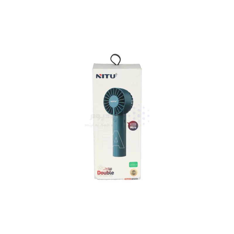 پنکه دستی قابل حمل Nitu مدل NF03 - سبز (گارانتی 18 ماه تعویض نیکان همراه) - تصویر 5