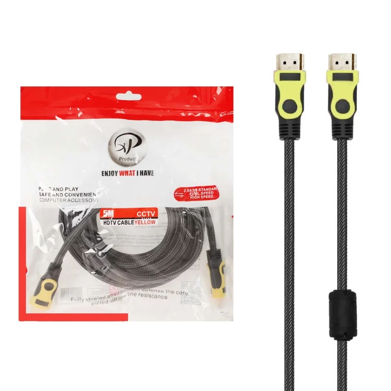 کابل 5 متری XP HDMI - مشکی - RYL - تصویر 2