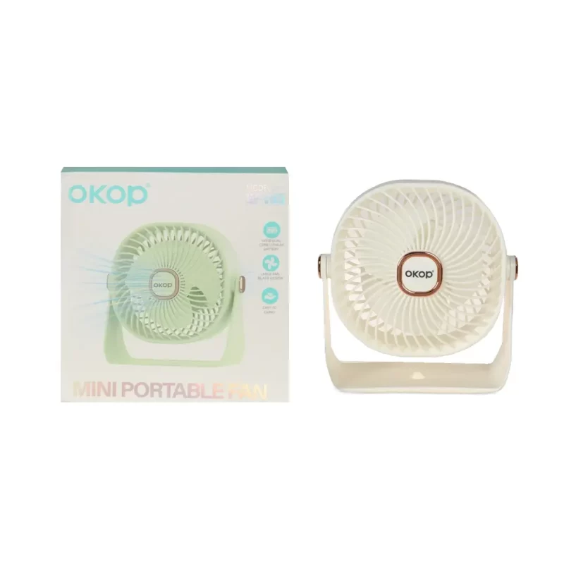 پنکه رومیزی Okop مدل KP-F05 - سفید - تصویر 2