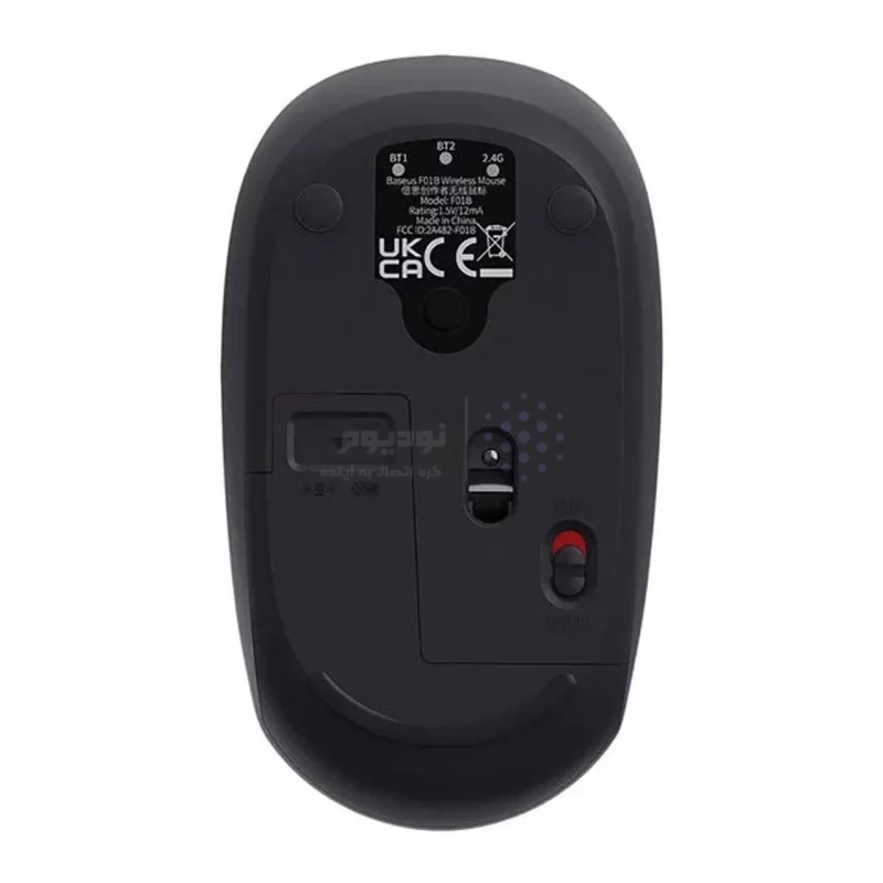 ماوس بی سیم Baseus مدل F01A B01055502833-00 - خاکستری - تصویر 5