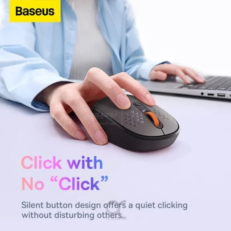 ماوس بی سیم Baseus مدل F01A B01055502833-00 - خاکستری - تصویر 7