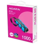 هارد اکسترنال ADATA SSD USB3.2 مدل SC740 ظرفیت 1TB - مشکی آبی (گارانتی آونگ) - تصویر 9