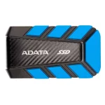 هارد اکسترنال ADATA SSD USB3.2 مدل SD820 ظرفیت 1TB - مشکی آبی (گارانتی آونگ)