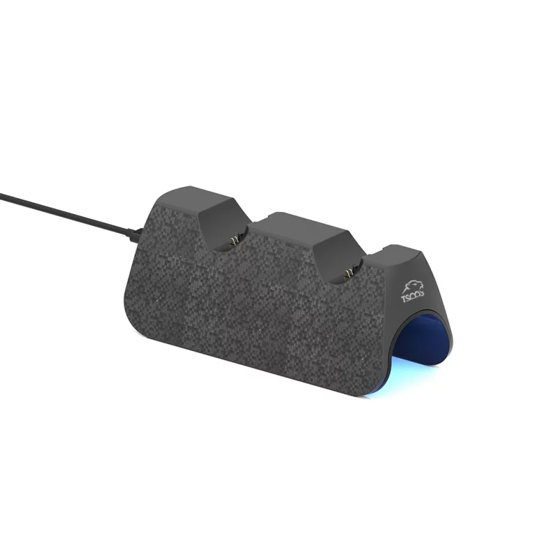 استند و شارژر دسته بازی TSCO PS5 مدل Blade Stand TGC12 - مشکی (گارانتی 18 ماهه تسکو) - تصویر 2