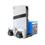استند کنسول و شارژر دسته بازی TSCO PS5 مدل War Vault TGS16 - مشکی (گارانتی 18 ماهه تسکو) - تصویر 5