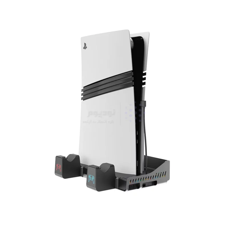 استند کنسول و شارژر دسته بازی TSCO PS5 مدل Loot Rack TGS18 - مشکی (گارانتی 18 ماهه تسکو) - تصویر 6
