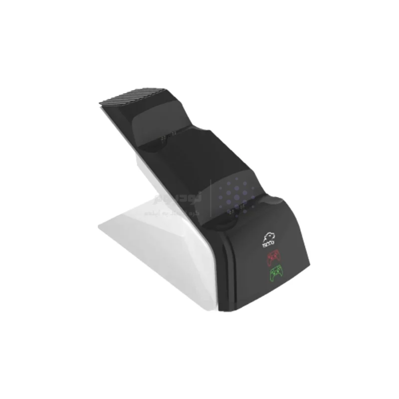 استند و شارژر دسته بازی TSCO PS5 مدل TGC16 - مشکی سفید (گارانتی 18 ماهه تسکو) - تصویر 3