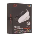 استند و شارژر دسته بازی TSCO PS5 مدل TGC14 - مشکی سفید (گارانتی 18 ماهه تسکو) - تصویر 11