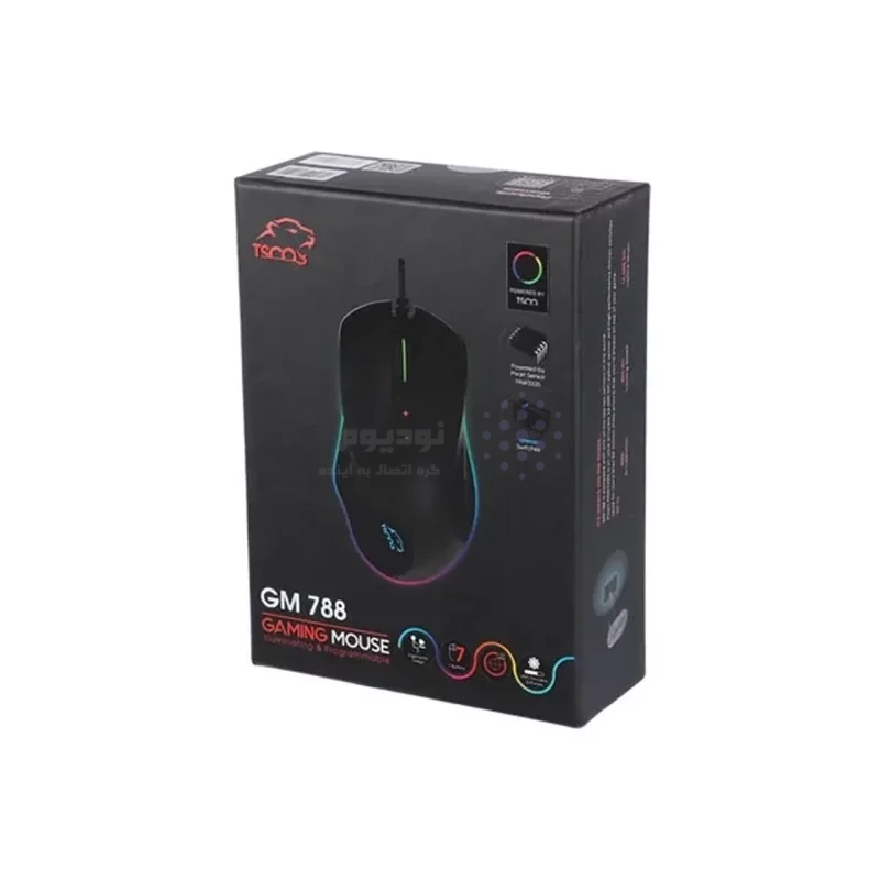 ماوس باسیم گیمینگ TSCO مدل GM 788 - مشکی (گارانتی 18 ماهه تسکو) - تصویر 8