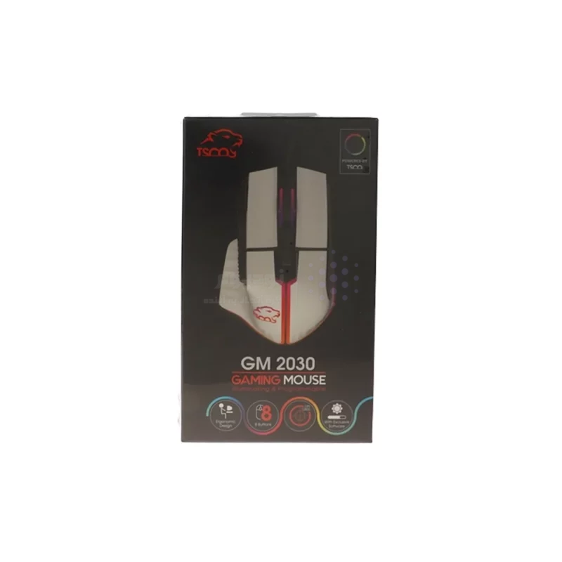 ماوس باسیم گیمینگ TSCO مدل GM 2030 - سفید (گارانتی 18 ماهه تسکو) - تصویر 5