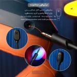 هدفون بی سیم گیمینگ TSCO مدل Helios GH 6170 - سرمه ای (گارانتی 18 ماهه تسکو) - تصویر 6