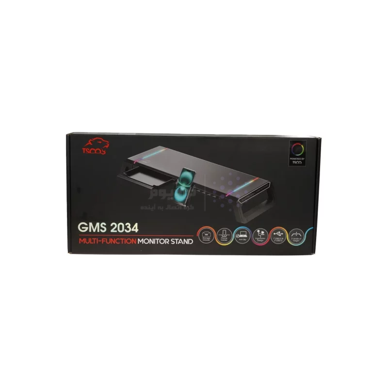 پایه نگهدارنده مانیتور گیمینگ TSCO مدل GMS 2034 - مشکی (گارانتی 18 ماهه تسکو) - تصویر 7
