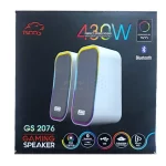 اسپیکر رومیزی دو تکه گیمینگ TSCO مدل GS 2076 - سفید (گارانتی 18 ماهه تسکو) - تصویر 3