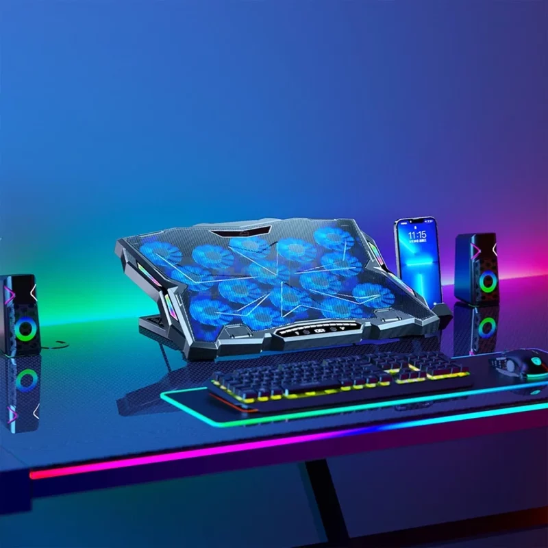 پایه خنک کننده لپ تاپ گیمینگ TSCO مدل GCLP 3143 - مشکی (گارانتی 18 ماهه تسکو) - تصویر 9