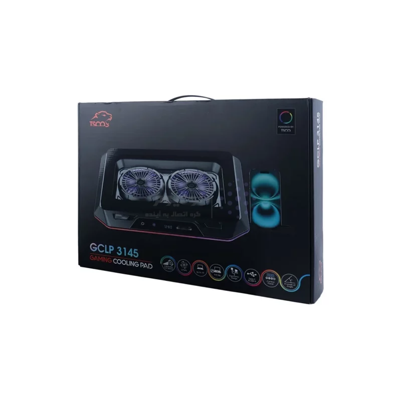 پایه خنک کننده لپ تاپ گیمینگ TSCO مدل GCLP 3145 - مشکی (گارانتی 18 ماهه تسکو) - تصویر 8