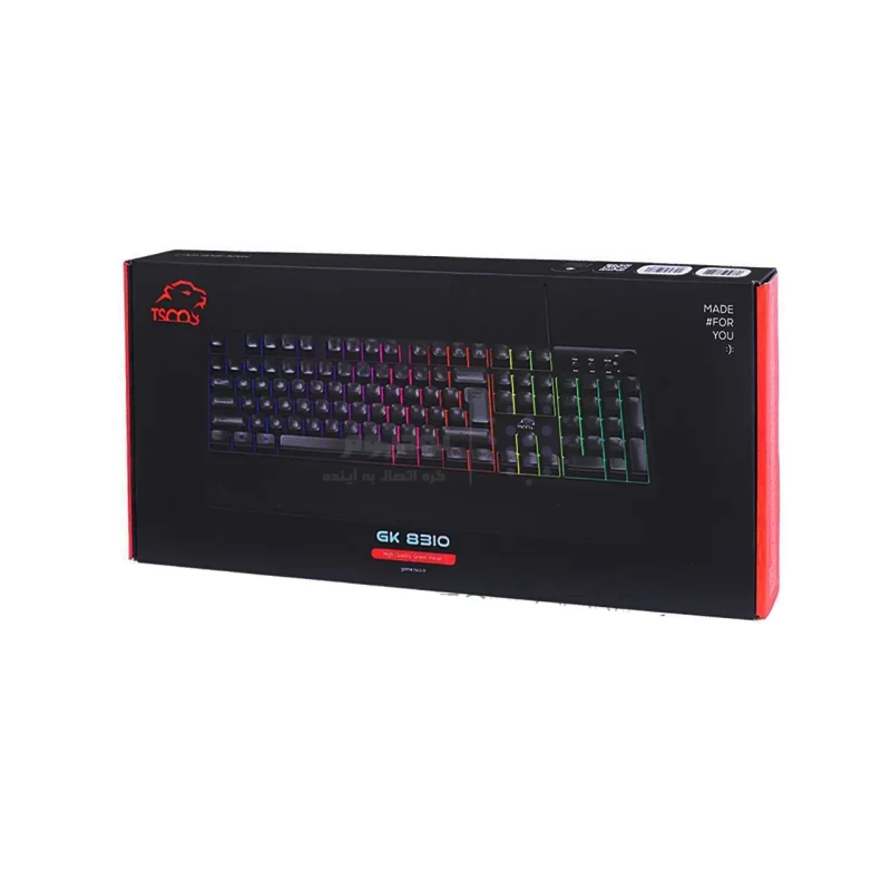 کیبورد باسیم گیمینگ TSCO مدل GK 8310 - مشکی (گارانتی 18 ماهه تسکو) - تصویر 6