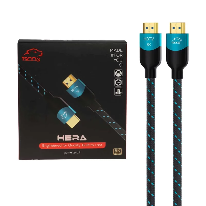 کابل 2 متری TSCO HDMI مدل GHC 71 - مشکی (گارانتی 18 ماهه تسکو) - تصویر 2