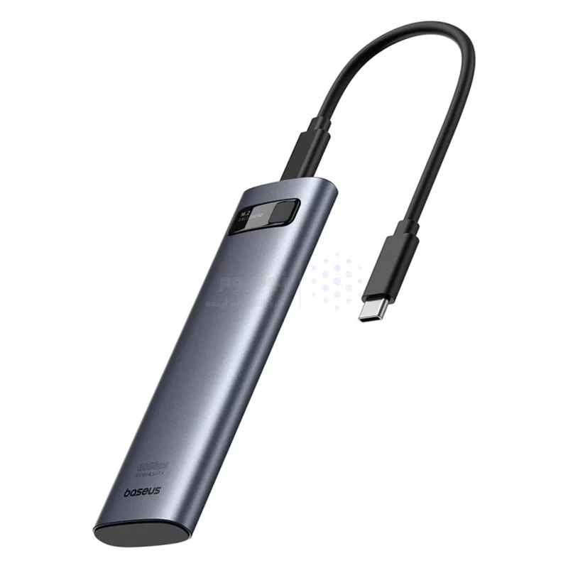 باکس هارد Baseus مدل FlyJoy PB5462Z-P0A0 (M.2 NVMe and SATA) - خاکستری (گارانتی آونگ) - تصویر 3