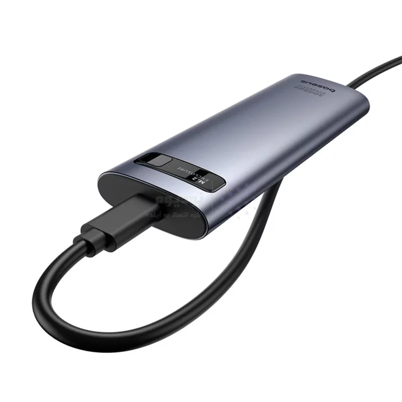 باکس هارد Baseus مدل FlyJoy PB5462Z-P0A0 (M.2 NVMe and SATA) - خاکستری (گارانتی آونگ) - تصویر 4