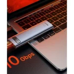 باکس هارد Baseus مدل FlyJoy PB5462Z-P0A0 (M.2 NVMe and SATA) - خاکستری (گارانتی آونگ) - تصویر 6