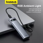 باکس هارد Baseus مدل FlyJoy PB5462Z-P0A0 (M.2 NVMe and SATA) - خاکستری (گارانتی آونگ) - تصویر 8