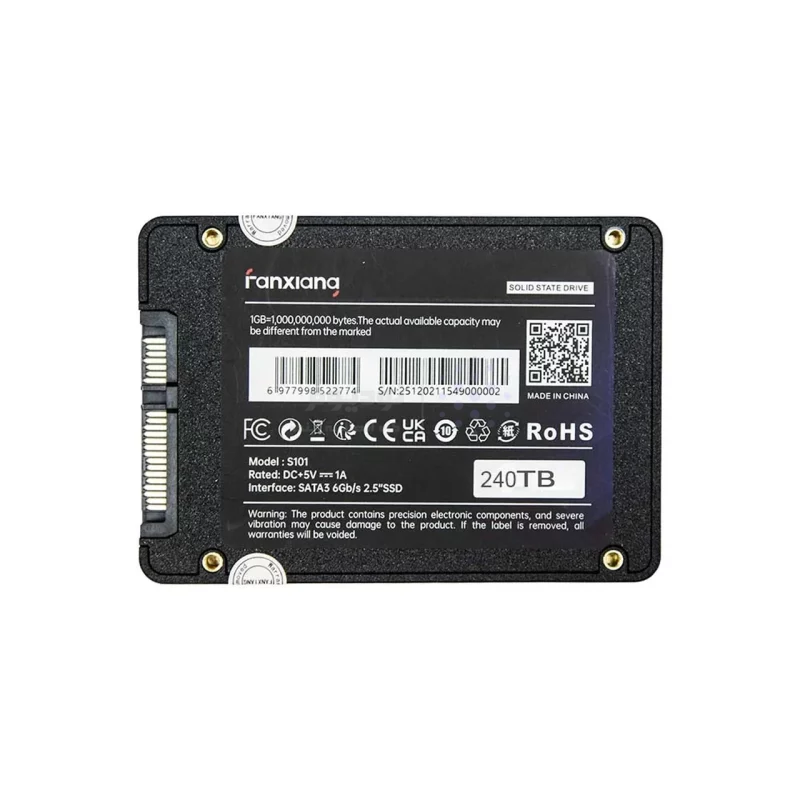 هارد Fanxiang SSD مدل S101 ظرفیت 240GB - مشکی (گارانتی متین) - تصویر 3