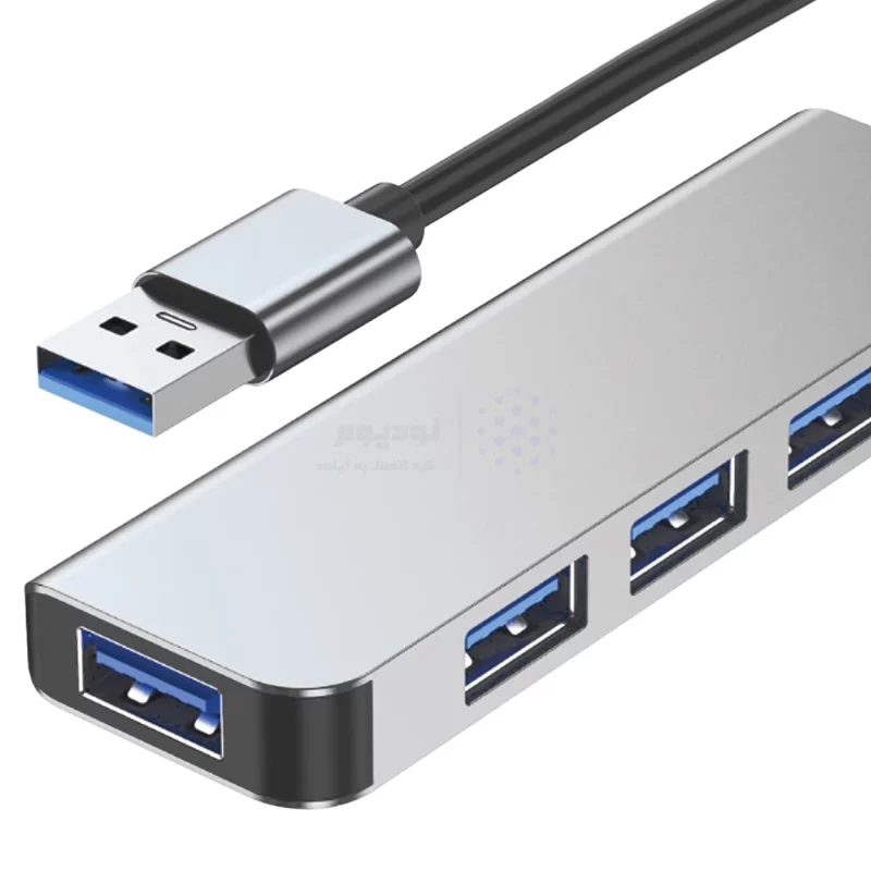 هاب 4 پورت TSCO USB3.0 مدل THU 1142 - خاکستری (گارانتی 12 ماهه تسکو) - تصویر 6