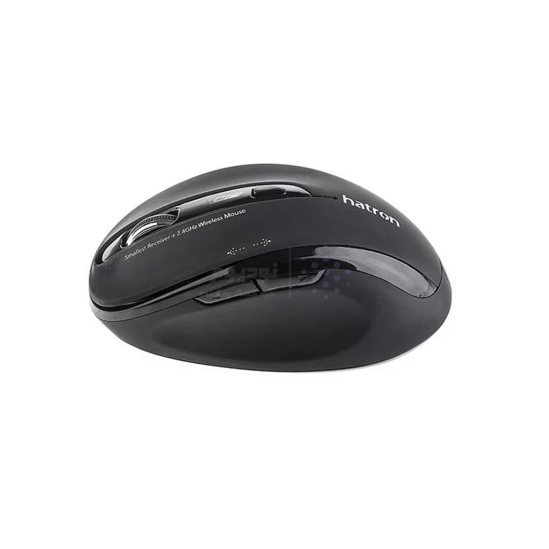 ماوس بی سیم Hatron مدل HMW120SL - مشکی - تصویر 4